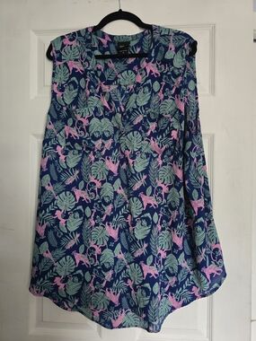 Disney Torrid Jungle Book Sleeveless Blouse 3X